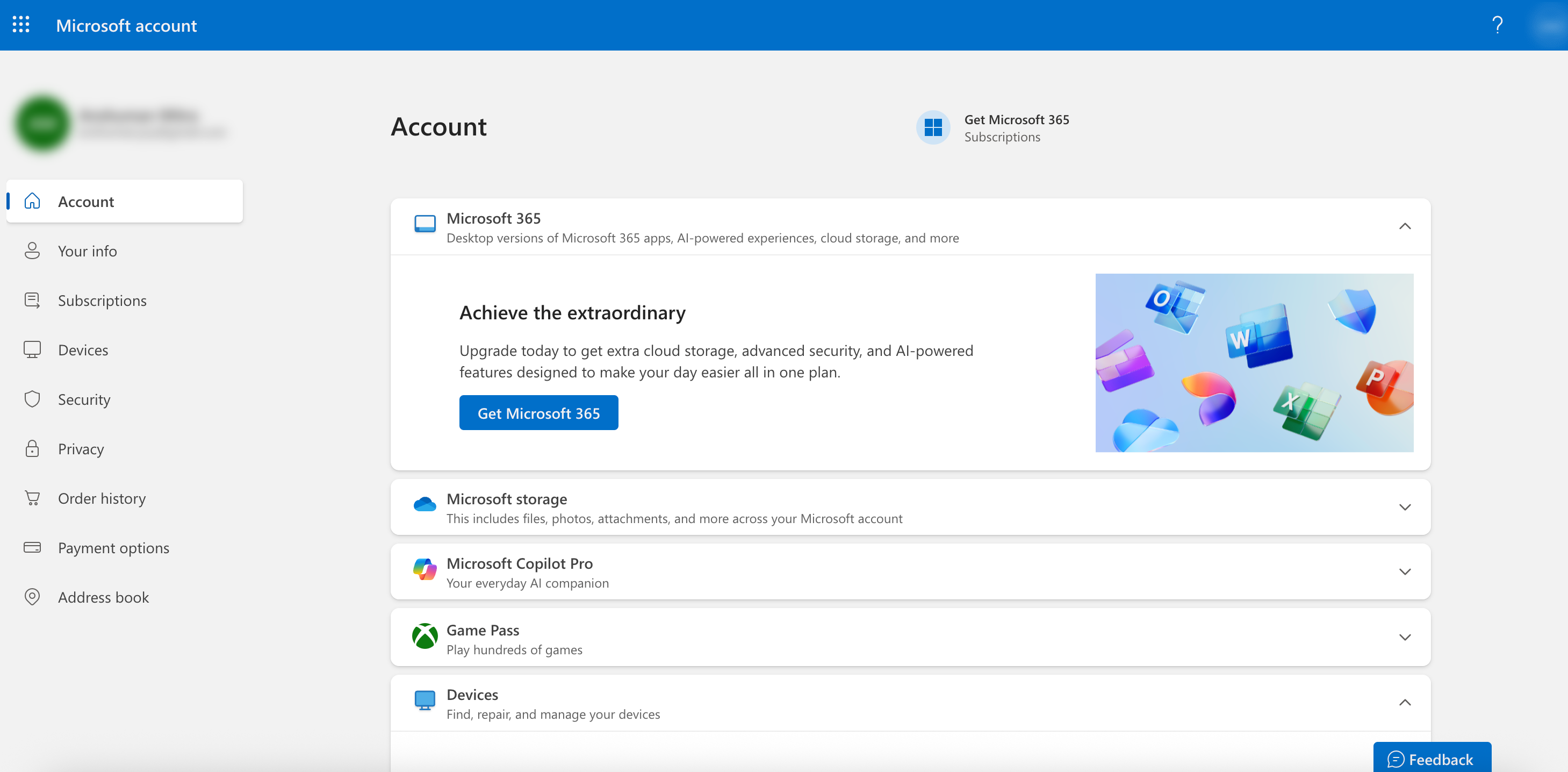 Successfully created a Microsoft account