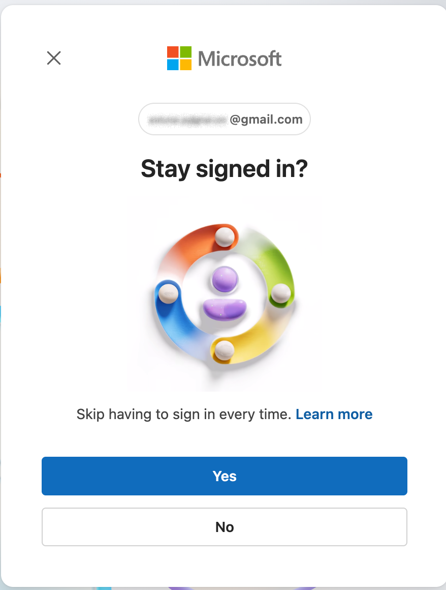 Skip having to sign in every time