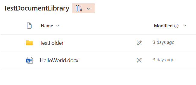 View file or folder in SharePoint Online